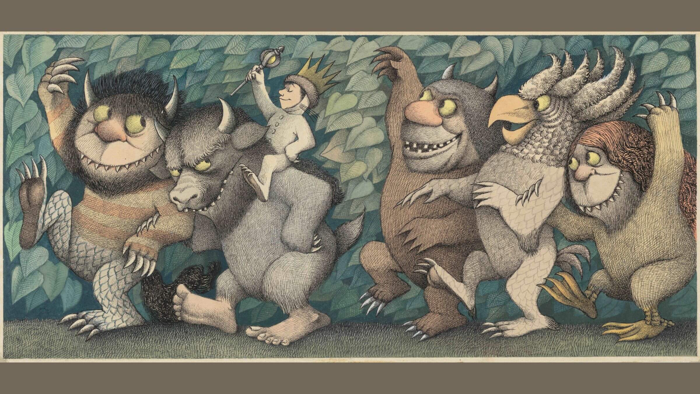 Illustration from <i>Where the Wild Things Are</i>.