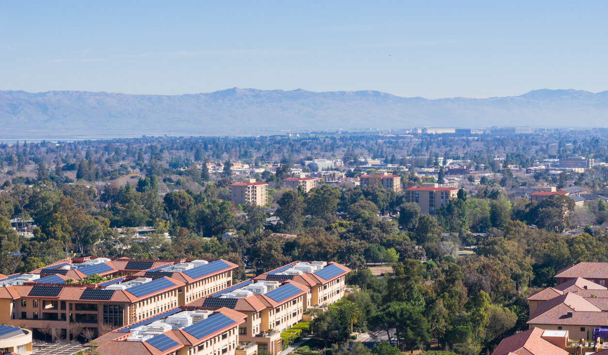 A view of Palo Alto, California.