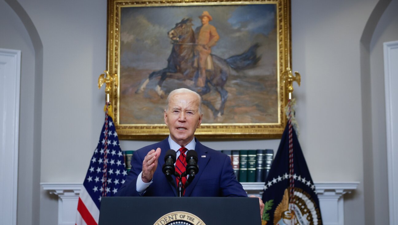 U.S. President Joe Biden speaks from the Roosevelt Room of the White House, May 02, 2024. (Kevin Dietsch/Getty Images)