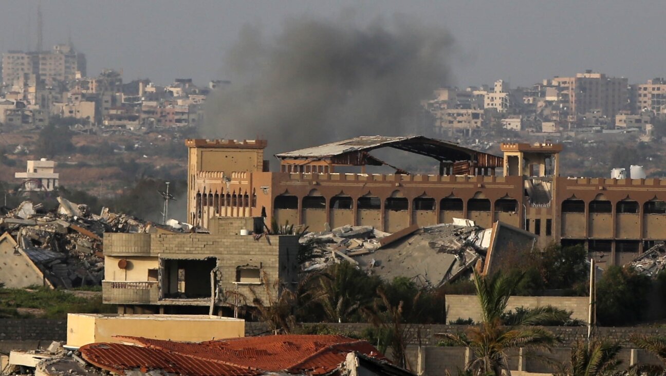 Smoke rises after Israeli attacks on the northern Gaza Strip, May 21, 2024. (Ashraf Amra/Anadolu via Getty Images)