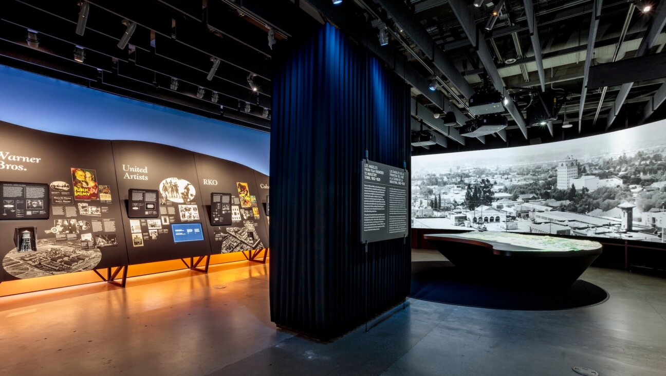 The new “Hollywoodland: Jewish Founders and the Making of a Movie Capital” exhibit at the Academy Museum of Motion Pictures in Los Angeles. (Josh White, JWPictures/Academy Museum Foundation)