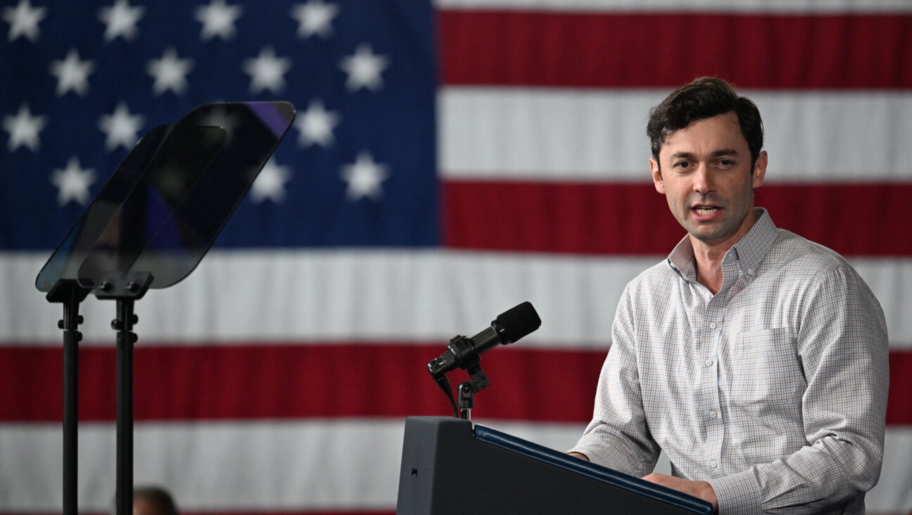 U.S. Sen. Jon Ossoff speaks at a campaign event in Atlanta in March 2024.