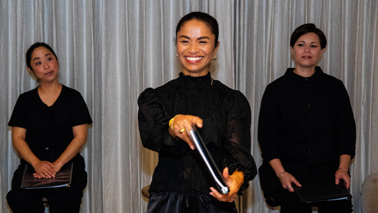 From left: Kenzo Lee, Kimberly Green, and Victoria Rani, in a rehearsal for <i>What Do I Do With All This Heritage?</i>