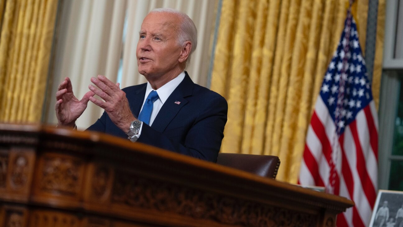 U.S. President Joe Biden speaks from the Oval Office of the White House, July 24, 2024. (Evan Vucci-Pool/Getty Images)