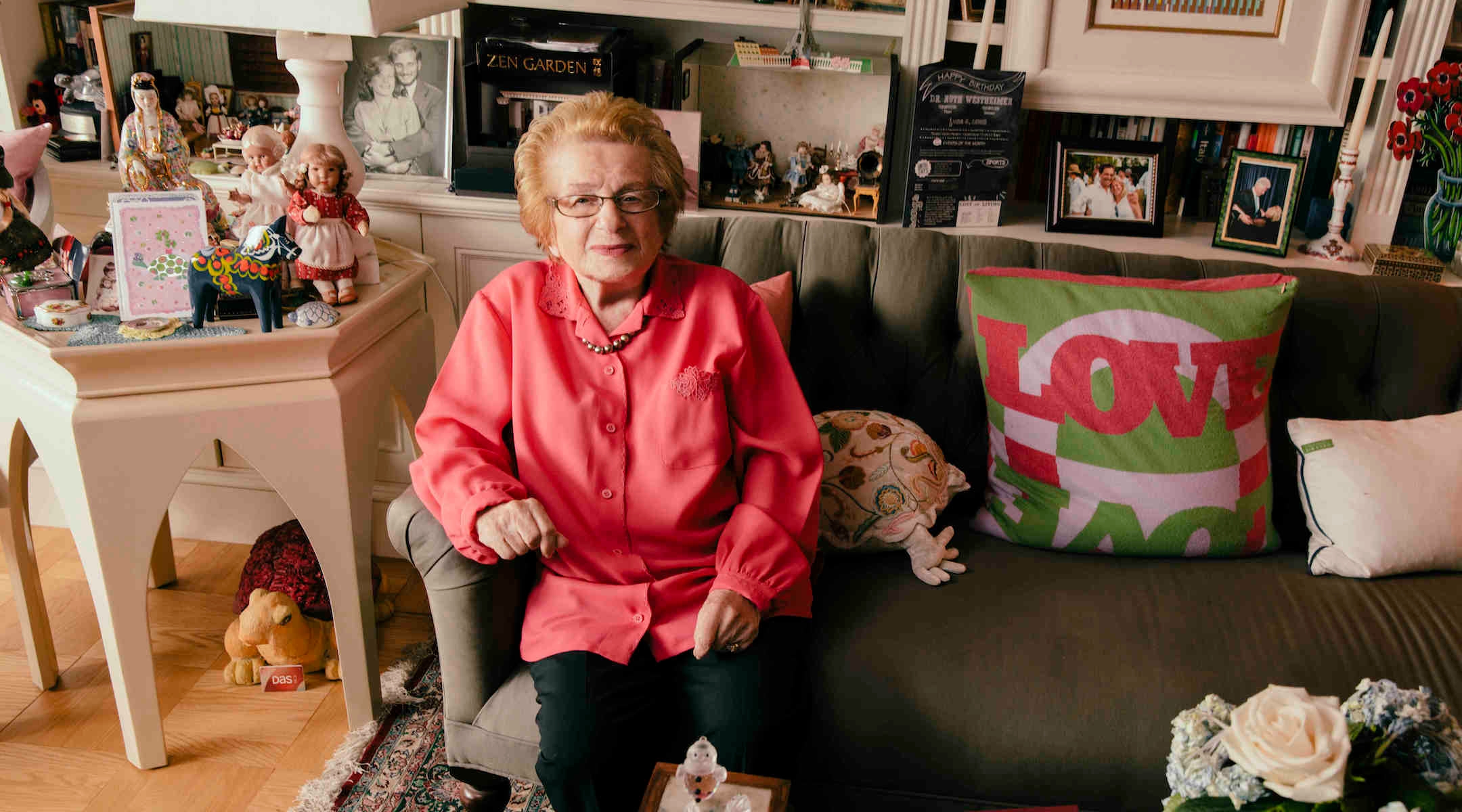 Dr. Ruth Westheimer, a Holocaust survivor who became America’s most famous sex therapist, was featured in the 2019 documentary “Ask Dr. Ruth.” (Austin Hargrave)