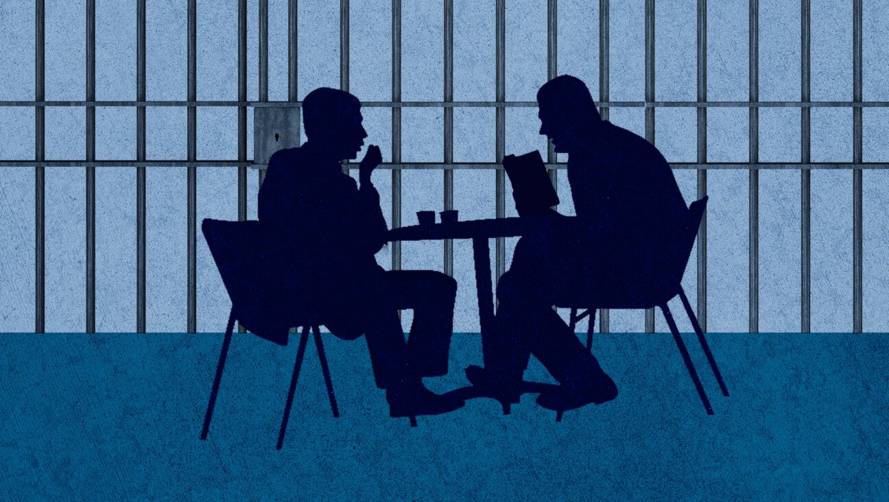 Most rabbis will not authorize a conversion to Judaism from inside prison, citing lack of access to resources and questions about motivation. (Illustration by Grace Yagel/70 Faces Media)