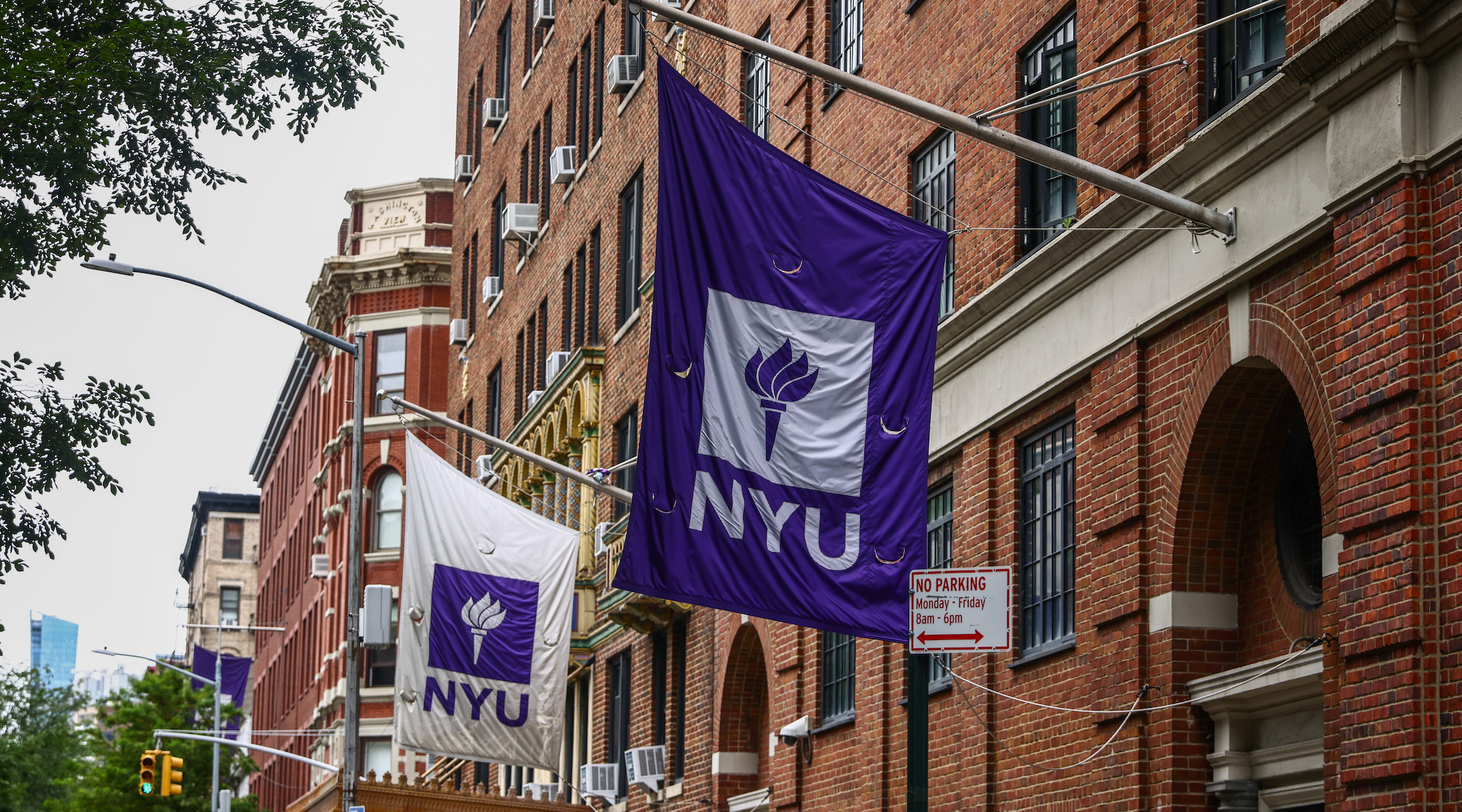 New York University in Greenwich Village, New York City, July 7th, 2024. (Beata Zawrzel/NurPhoto via Getty Images)