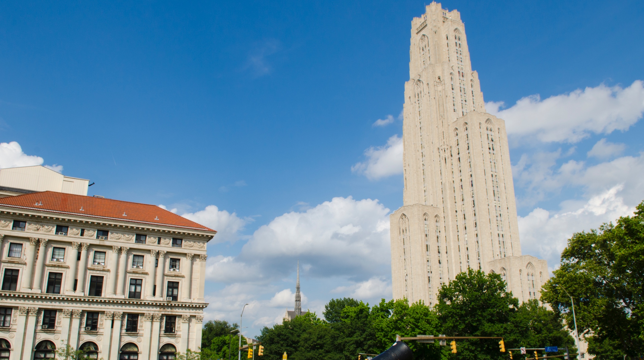 The University of Pittsburgh Cathedral of Learning building education, March 28, 2014. (Education Images/Universal Images Group via Getty Images)