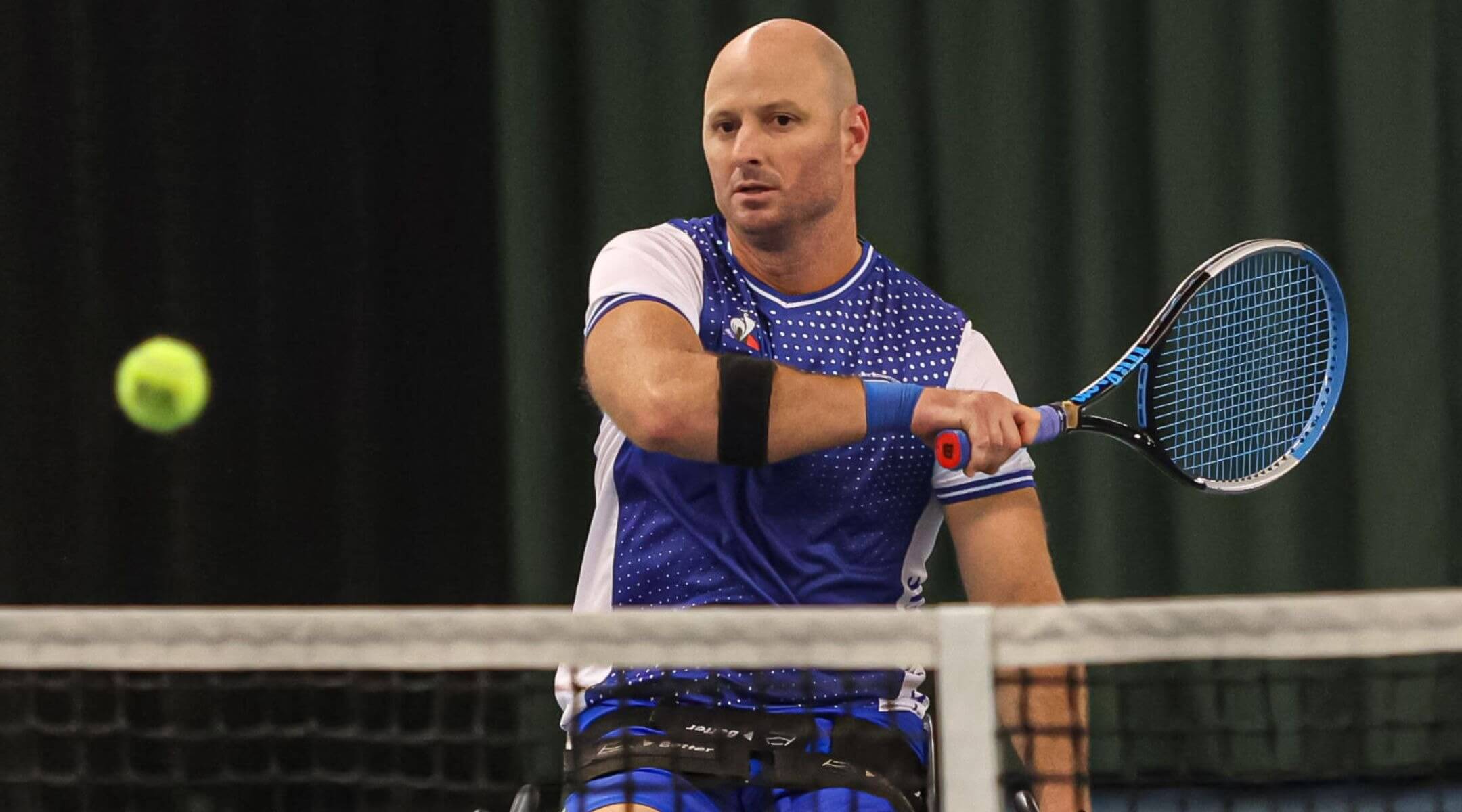 Israeli wheelchair tennis player Adam Berdichevsky survived Oct. 7 with his family. (Lilach Weiss Rosenberg; Courtesy of the Israel Paralympic Committee)