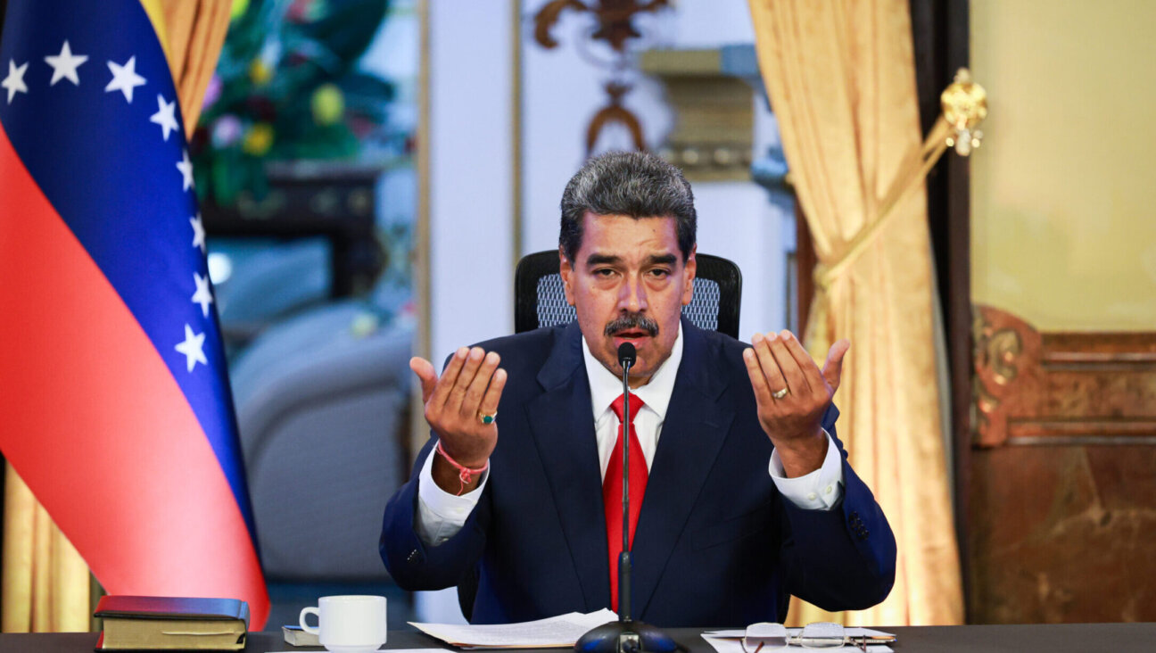 Venezuela’s president, Nicolas Maduro, speaks after testifying before the electoral chamber at main headquarters of the Supreme Court of Justice in Caracas, Aug. 2, 2024 (Jesus Vargas/Getty Images)