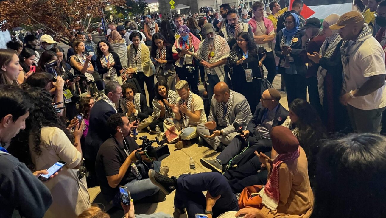 Wednesday night, "Uncommitted" delegates to the DNC led a sit-in to demand a Palestinian-American be allowed to speak from the main stage.