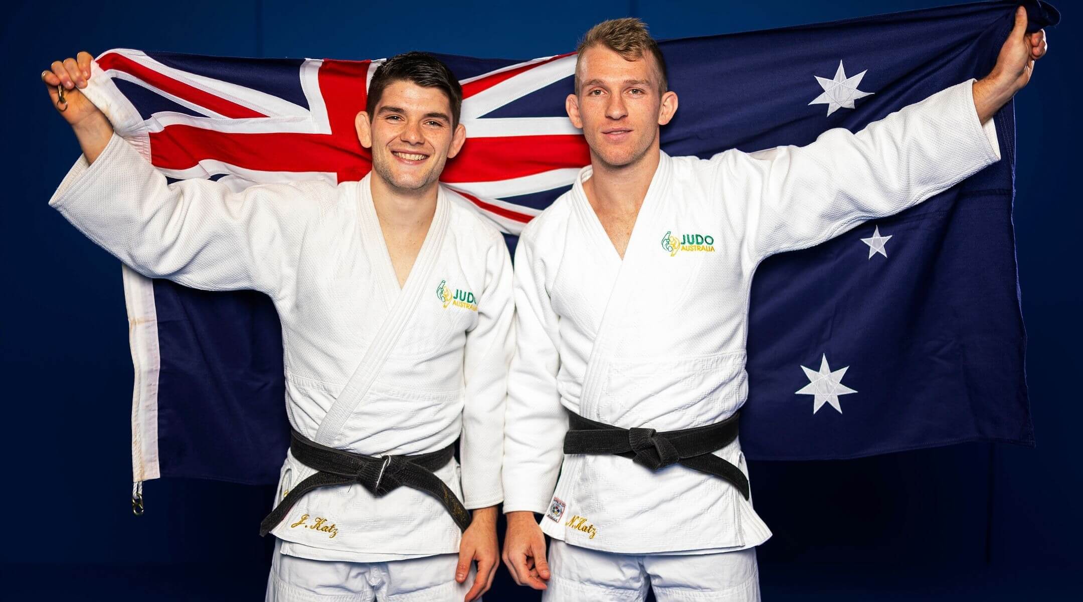 Josh Katz, left, and Nathan Katz during the Australian 2022 Commonwealth Games, May 18, 2022, in Melbourne, Australia. (Daniel Pockett/Getty Images)