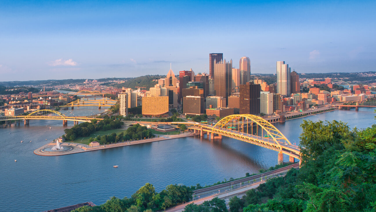 The Pittsburgh skyline.