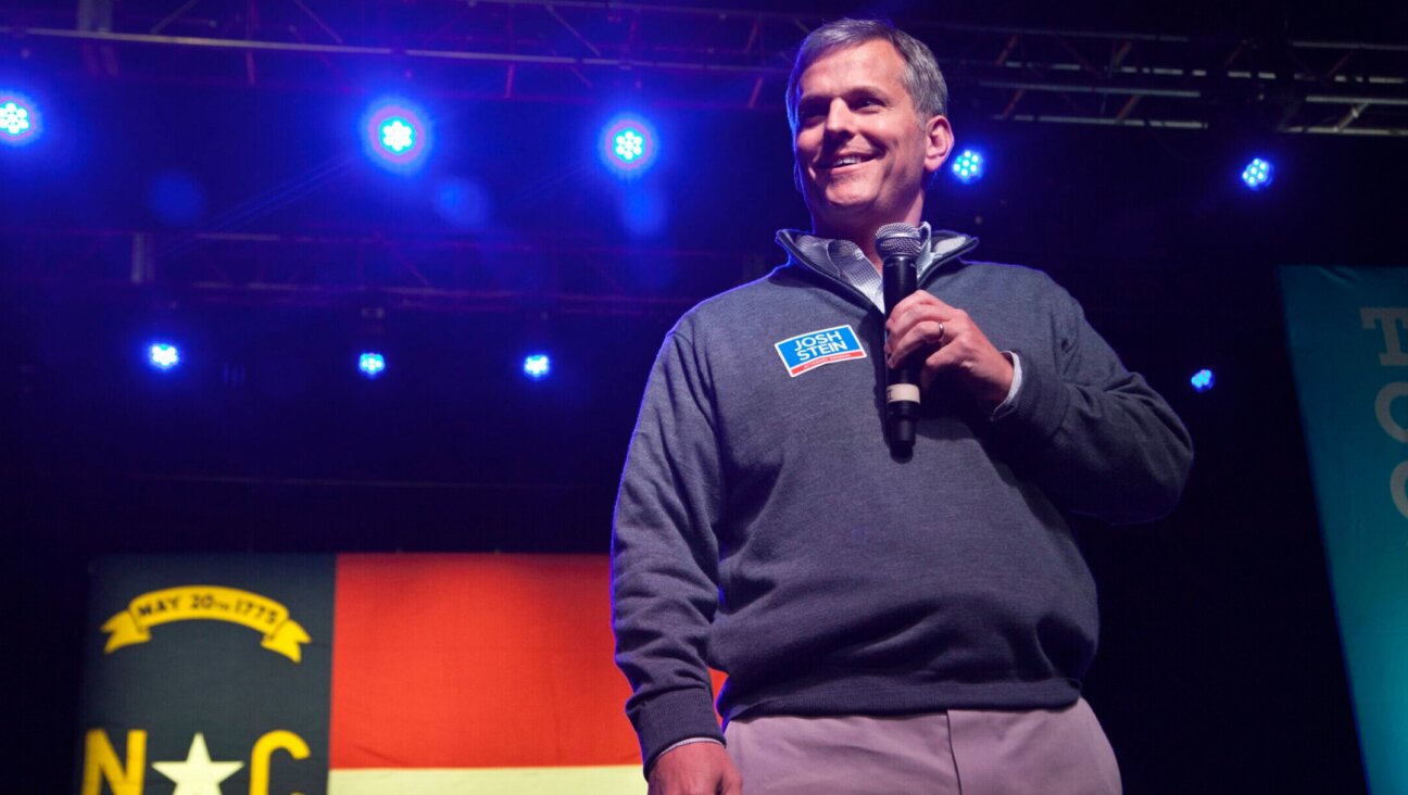 Josh Stein, then a candidate for North Carolina attorney general, speaks during Get Out the Vote at The Fillmore Charlotte on Nov. 6, 2016 in Charlotte, North Carolina. (Photo by Jeff Hahne/Getty Images)