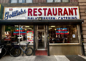 Gottlieb's restaurant in the Williamsburg section of Brooklyn