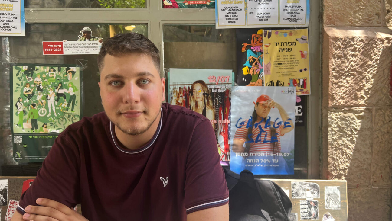 Arab-Israeli journalist Yanal Jabarin at Cafe Sira in Jerusalem, where he befriended Hersh Goldberg-Polin.