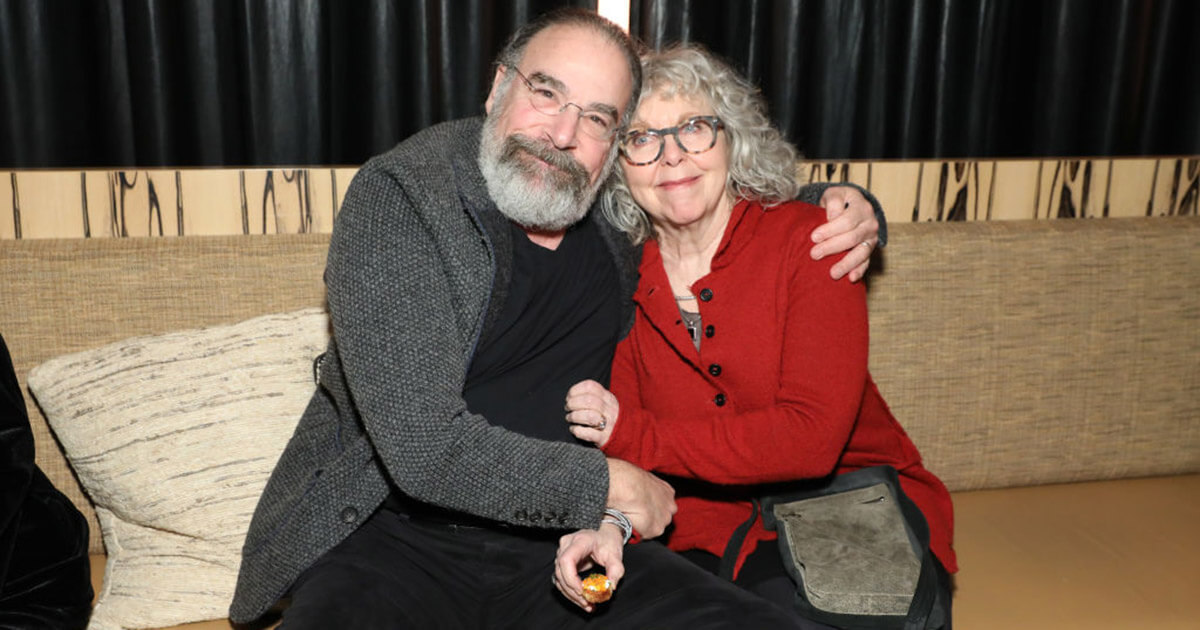 Mandy Patinkin and Kathryn Grody in New York City in February 2020.