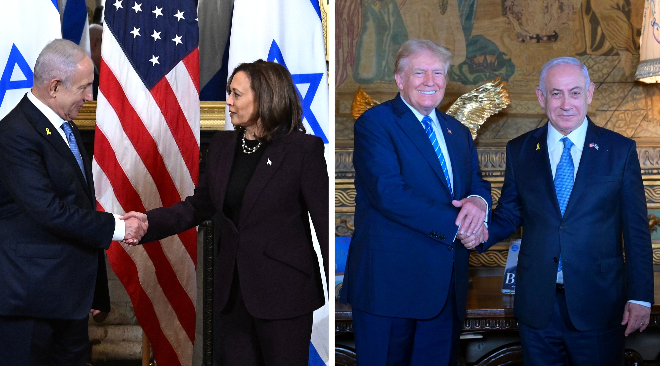 Benjamin Netanyahu meets this year with presidential nominee Vice President Kamala Harris and former President Donald Trump. (Getty Images)