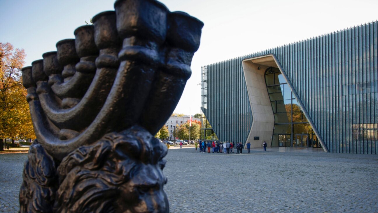 The Polin Museum of the History of Polish Jews is seen in Warsaw, Poland on Oct. 3, 2022. (STR/NurPhoto via Getty Images)