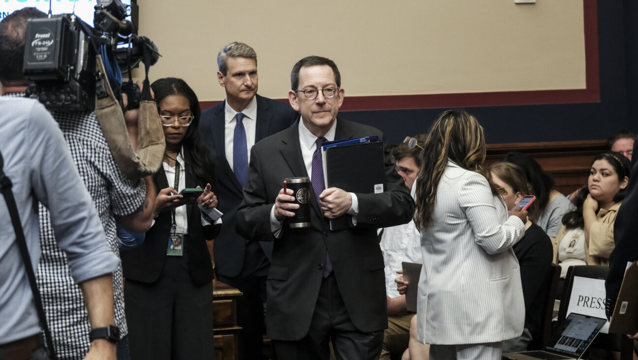 Michael Schill, president of Northwestern University arrives at a hearing called "Calling for Accountability: Stopping Antisemitic College Chaos" before the House Committee on Education and the Workforce on Capitol Hill in May.