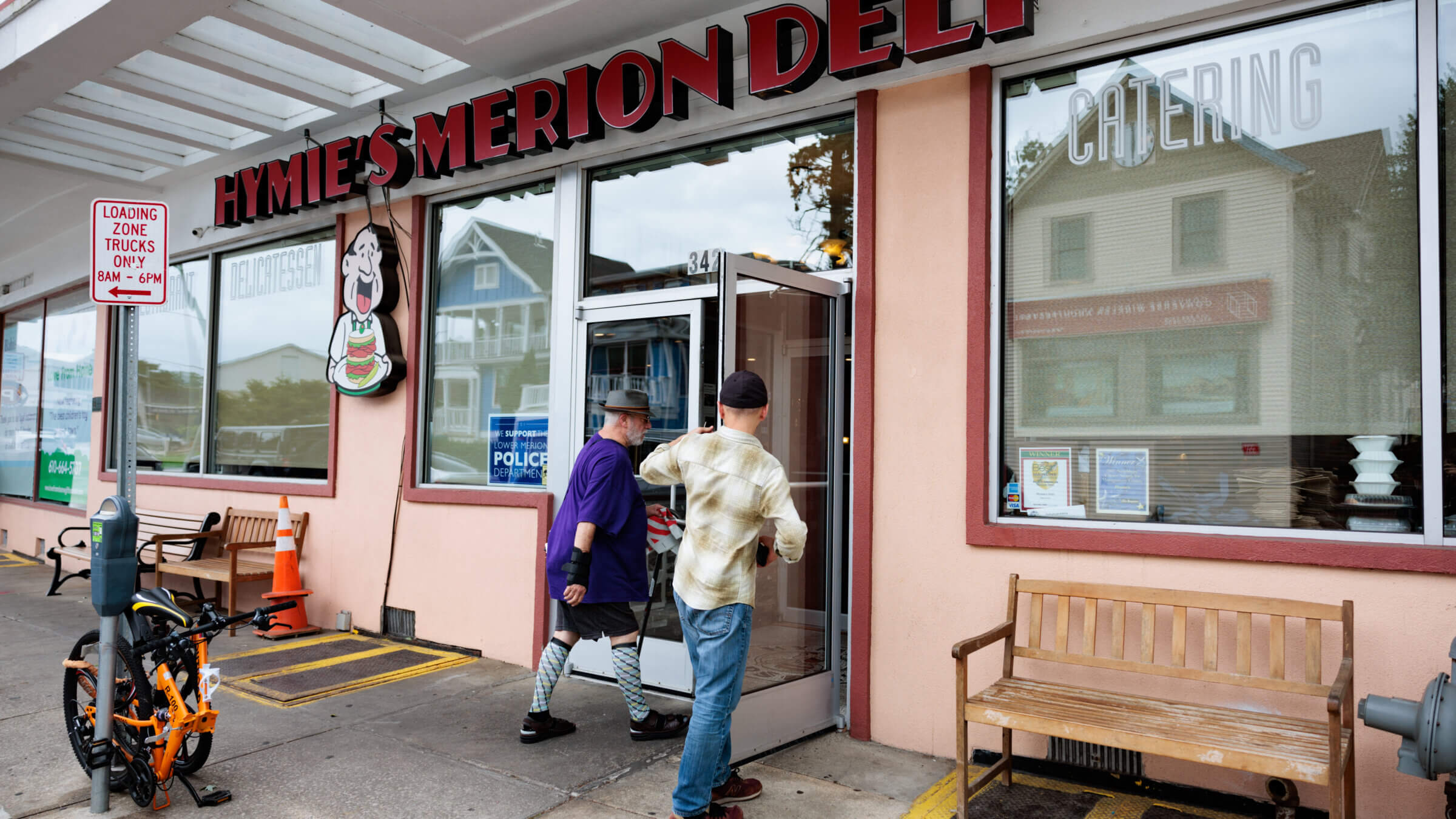 Hymie's Deli in Merion Station. Pennsylvania, on Aug. 9, 2024. 