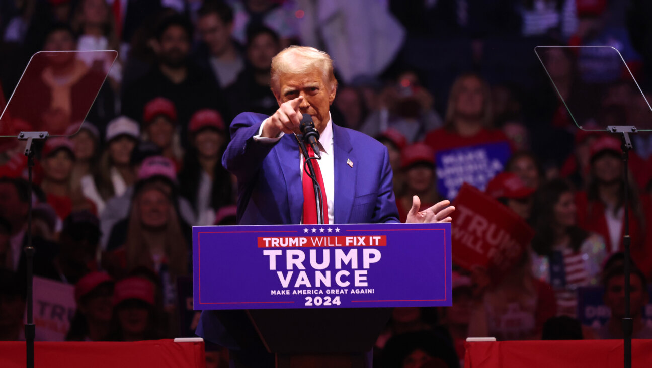 Republican presidential nominee Donald Trump speaks at a campaign rally at Madison Square Garden Oct. 27 in New York City.