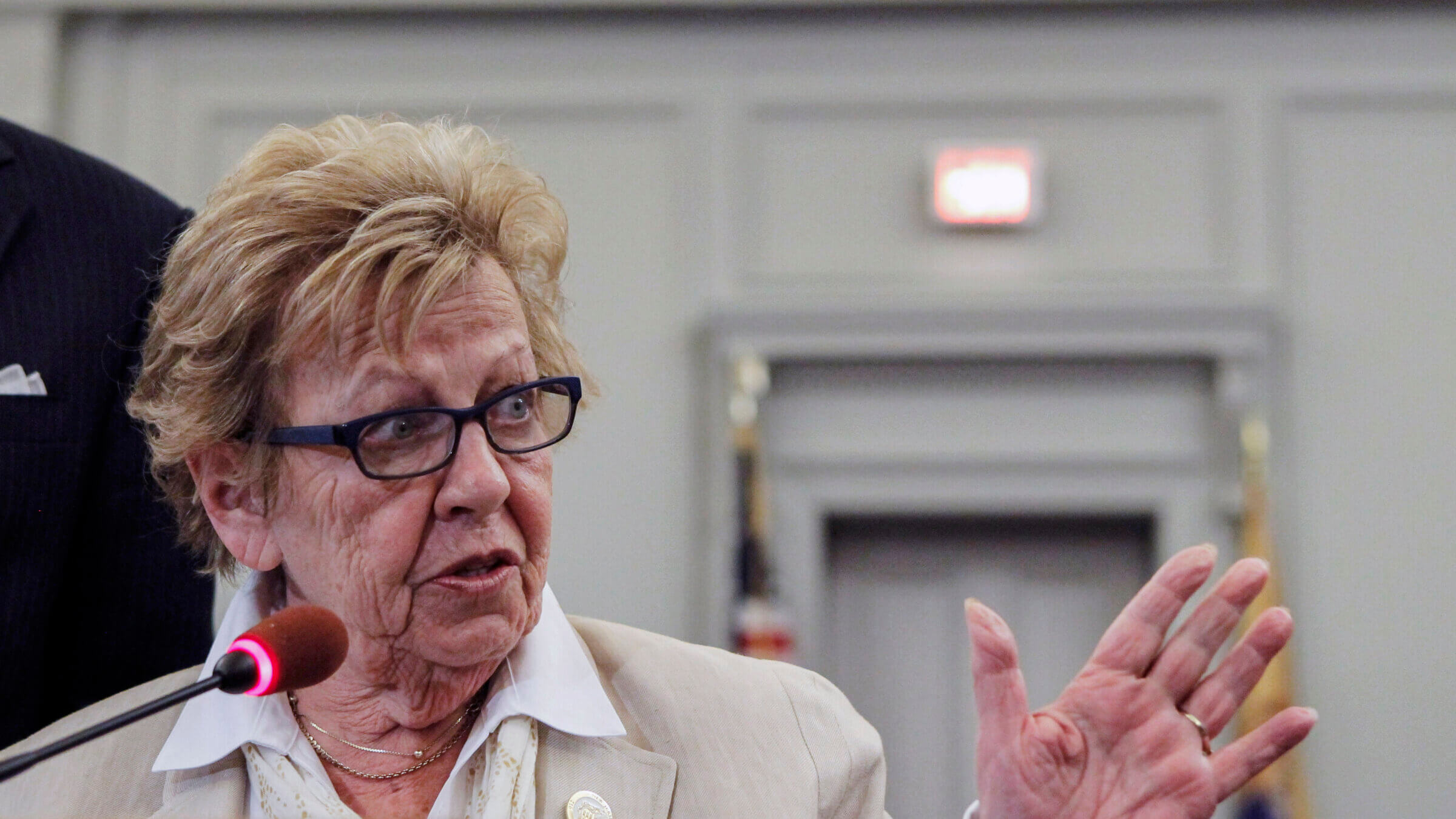 TRENTON, NJ - MAY 06: New Jersey state Senator Loretta Weinberg in 2014.