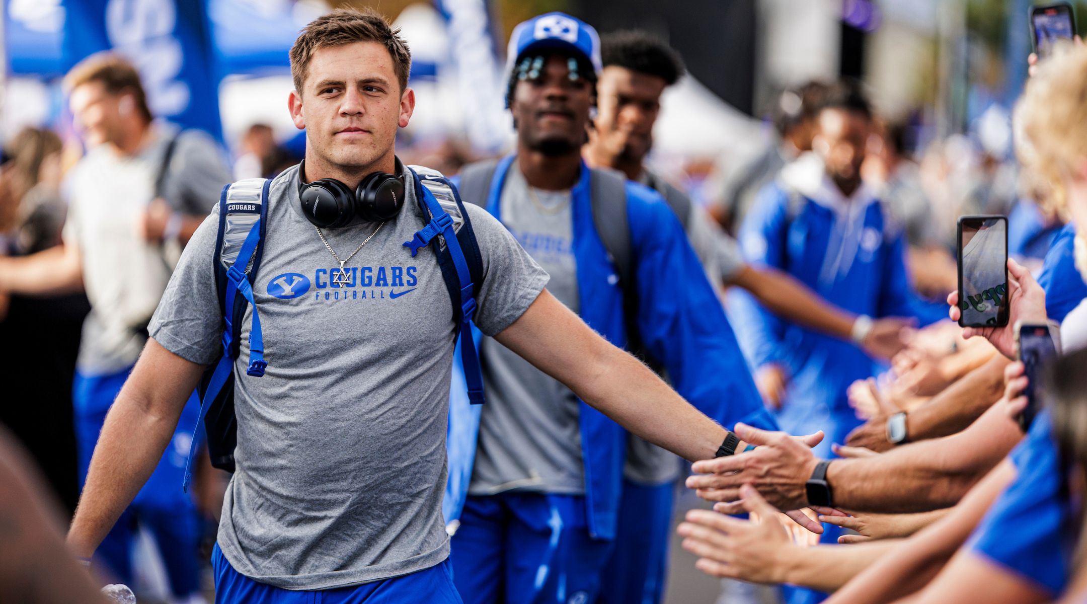 Quarterback Jake Retzlaff is entering his second season with Brigham Young University. (Jaren Wilkey/BYU)