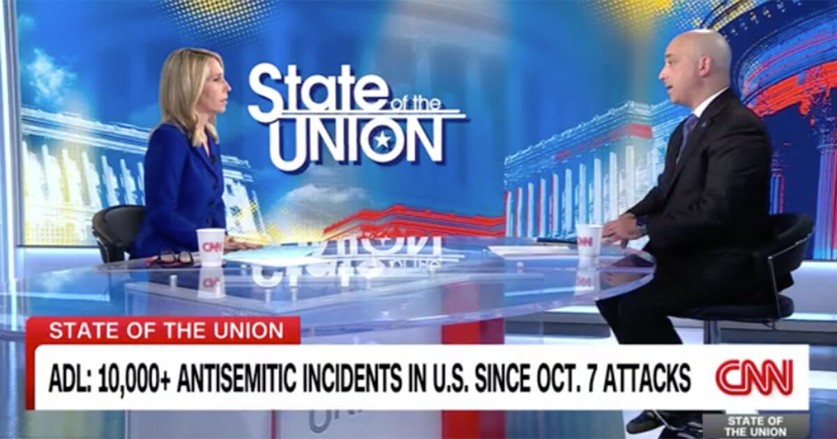 Jonathan Greenblatt, the CEO of the ADL, talks about a rise in antisemitic incidents with Dana Bash on CNN's 'State of the Union' show.