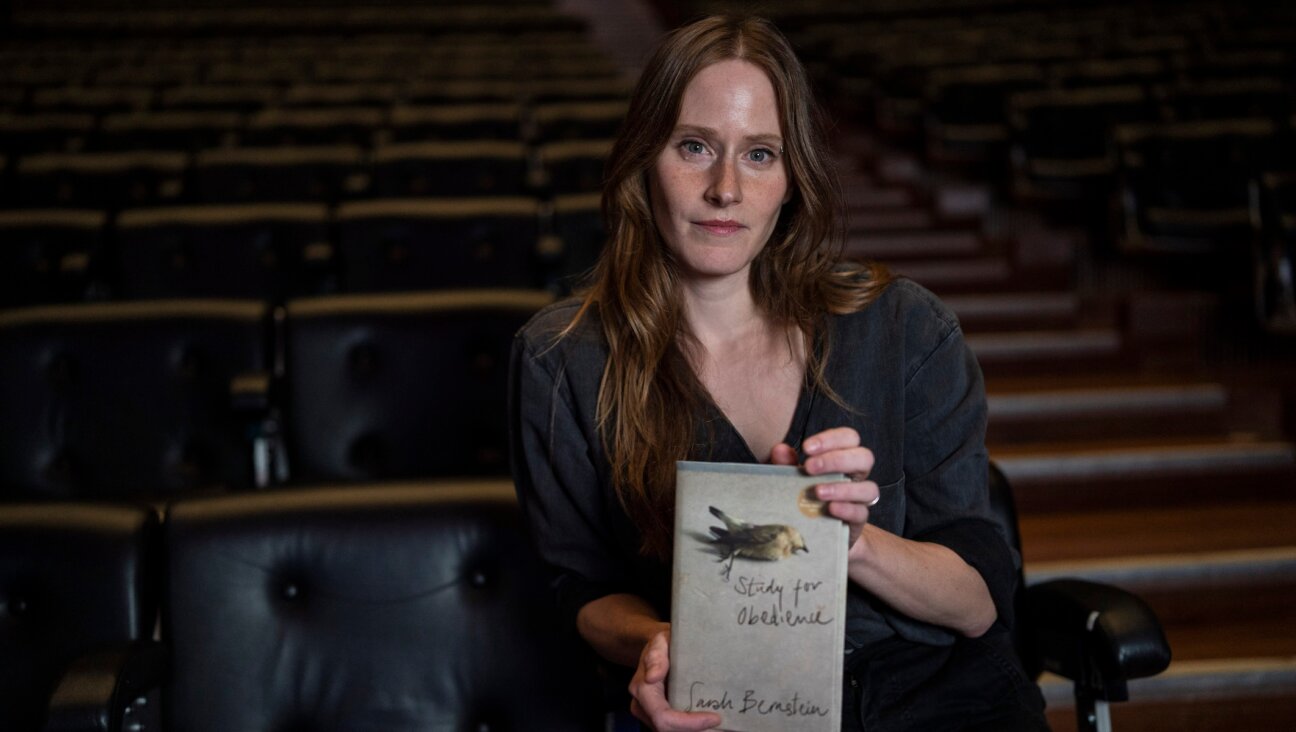 Sarah Bernstein, Canadian author of “Study for Obedience,” during the photocall for the shortlist for the Booker Prize 2023 on November 23, 2023 in London, England. (David Levenson/Getty Images)