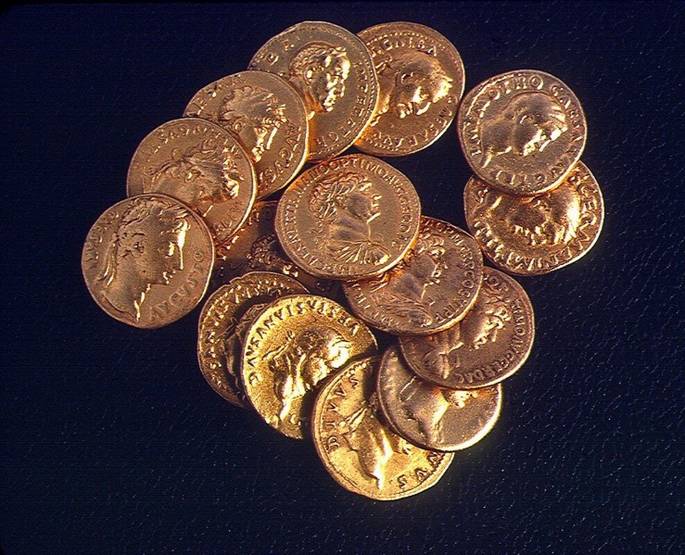 Treasure discovered during a 1968 dive.