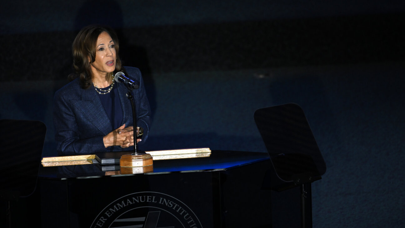 Vice President Kamala Harris delivers remarks at a church service in Detroit on Sunday.