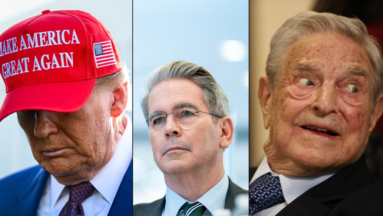 From left to right: President-elect Donald Trump, Scott Bessent, and George Soros.