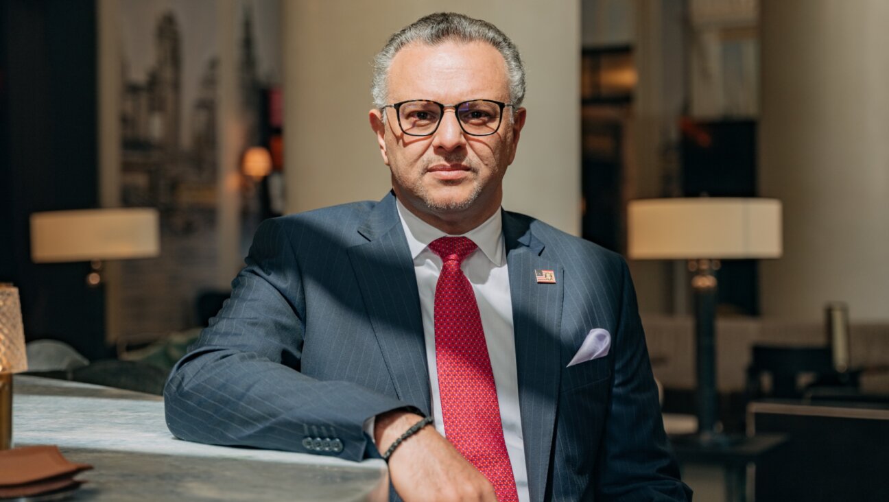 Dr. Massad Boulos, Tiffany Trump’s father-in-law, sits for a portrait at the Wall Street Hotel, New York, Sept. 4, 2024. (Jeenah Moon for The Washington Post via Getty Images)