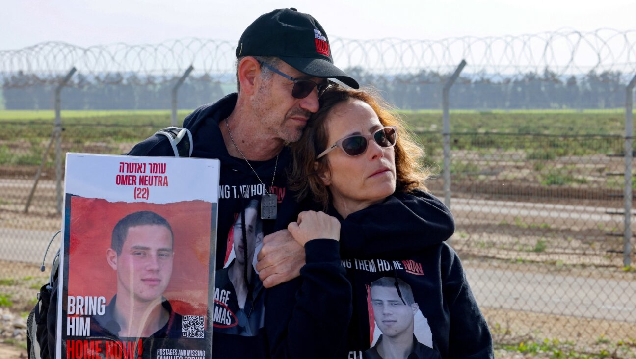 Orna and Ronen Neutra at Kibbutz Nirim in January, 2024. (Jack Guez/AFP via Getty Images)