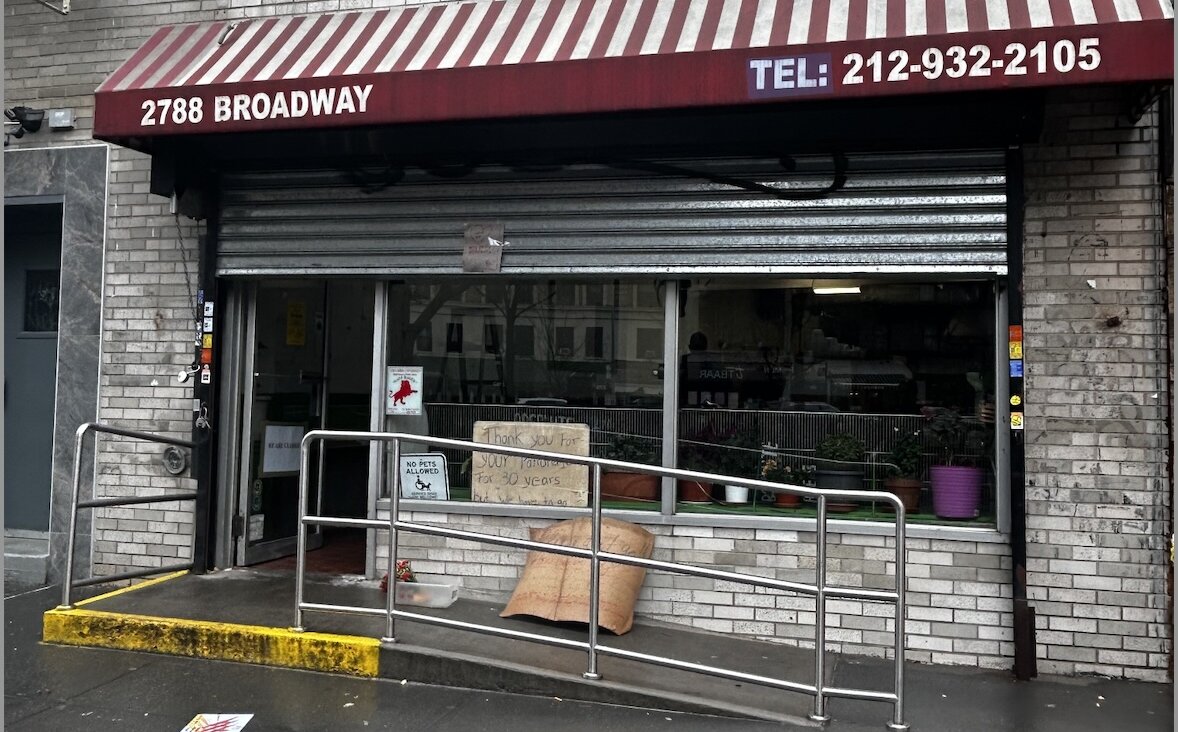 Absolute Bagels four days after its closing.