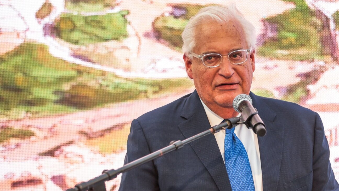 U.S. Ambassador to Israel David Friedman speaks at the opening of Pilgrimage Road at the City of David archaeological site in the eastern Jerusalem neighborhood of Silwan, June 30, 2019. (Flash90)