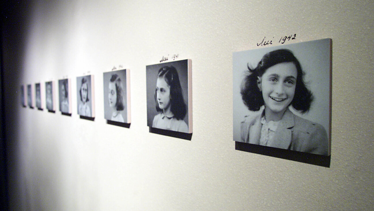 An image from an Anne Frank exhibit at The United States Holocaust Memorial Museum in Washington, DC.