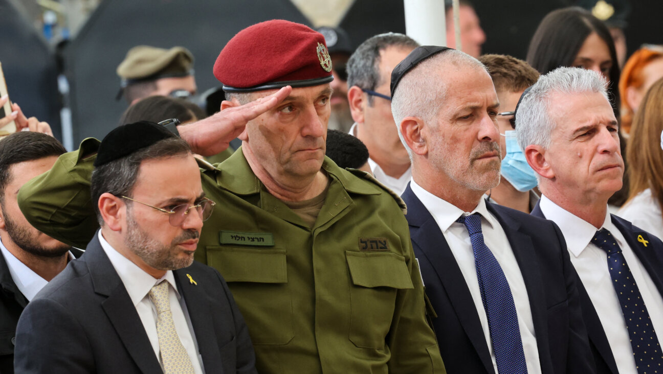 Chief of the General Staff Lieutenant-General Herzi Halevi, seen here in uniform at a memorial ceremony for Israelis killed in the Oct. 7 Hamas attack, announced his resignation Jan. 21, 2025. 