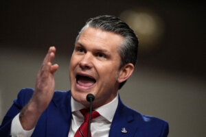 Pete Hegseth during his Jan. 14, 2025 confirmation hearing.