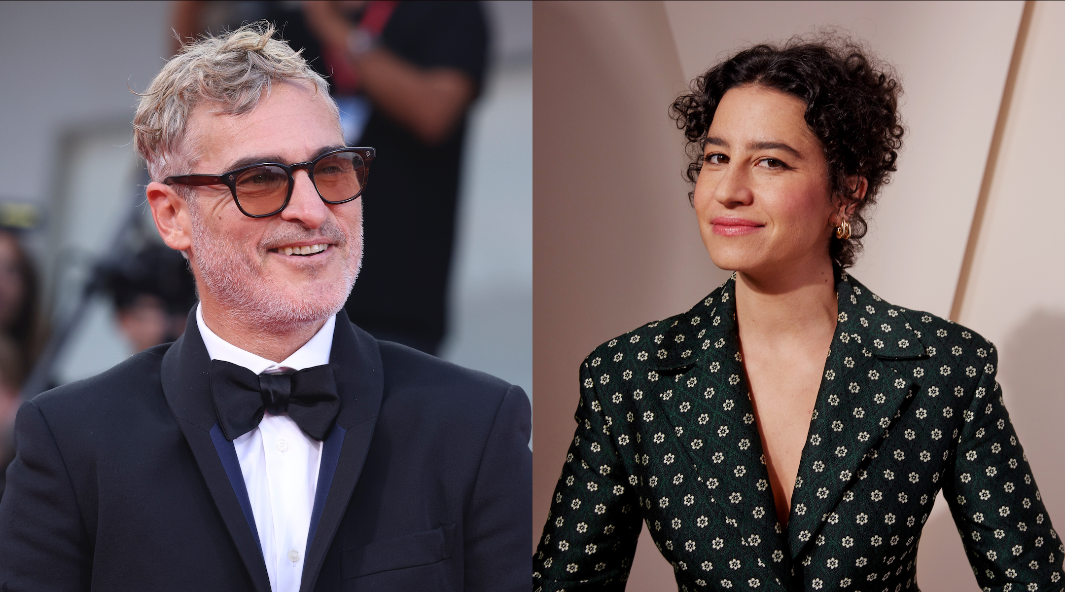 Joaquin Phoenix (left) and Ilana Glazer. (Getty Images)