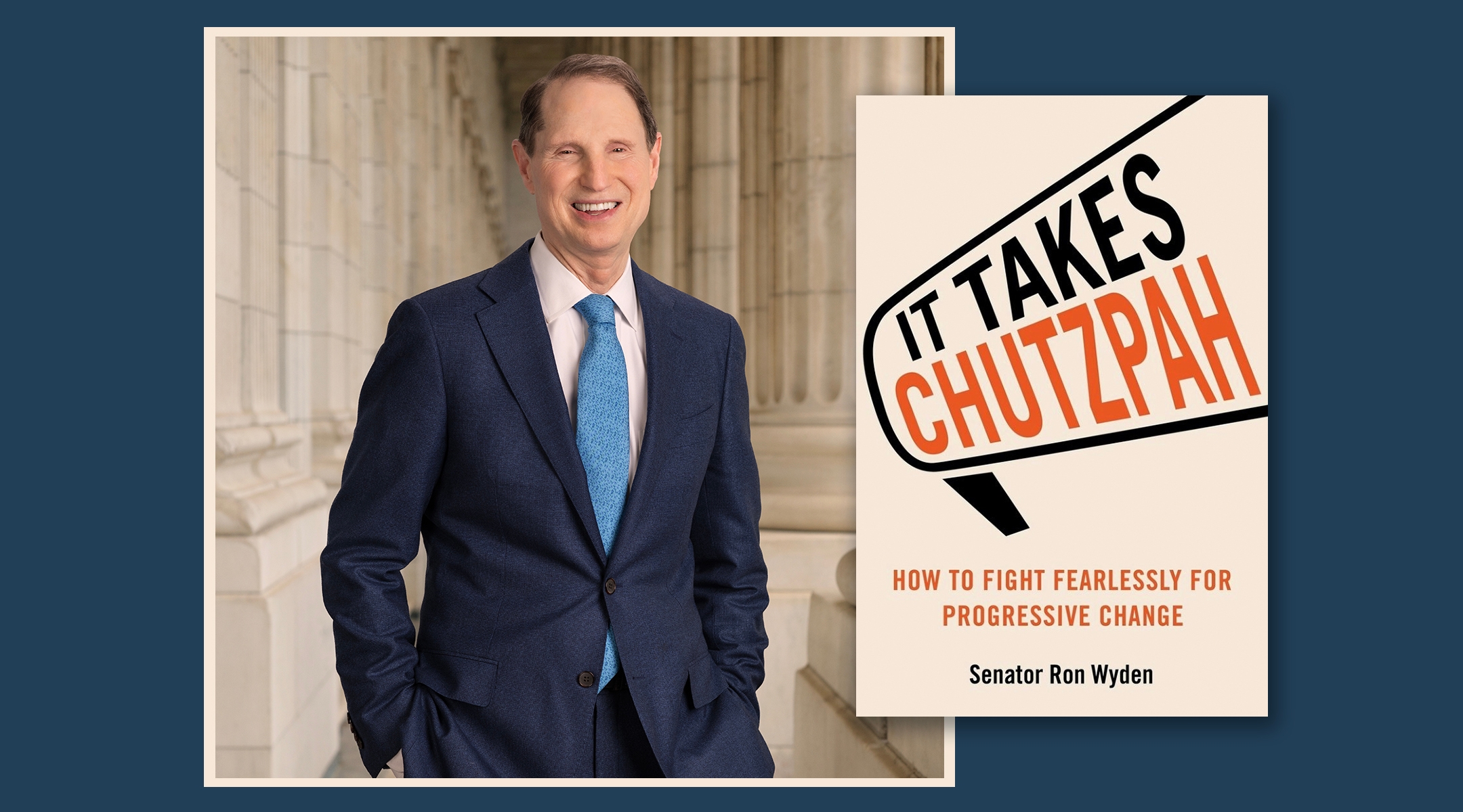 The son of Jewish parents who fled the Nazis for safe harbor in the United States, Sen. Ron Wyden shares lessons from 40-plus career in politics in a new memoir. (Grand Central Publishing)